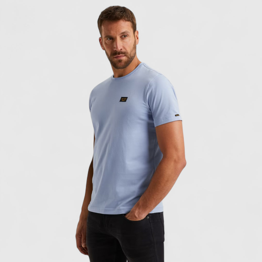 PTSS2511599-5299 PME Legend Short Sleeve Round Neck Guyver T-Shirt Hydrangea / Blauw