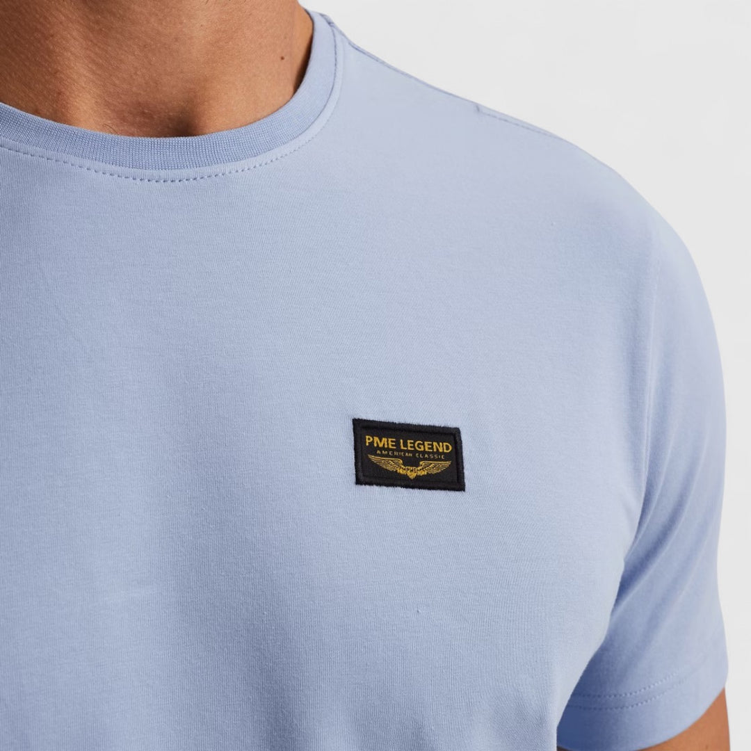 PTSS2511599-5299 PME Legend Short Sleeve Round Neck Guyver T-Shirt Hydrangea / Blauw