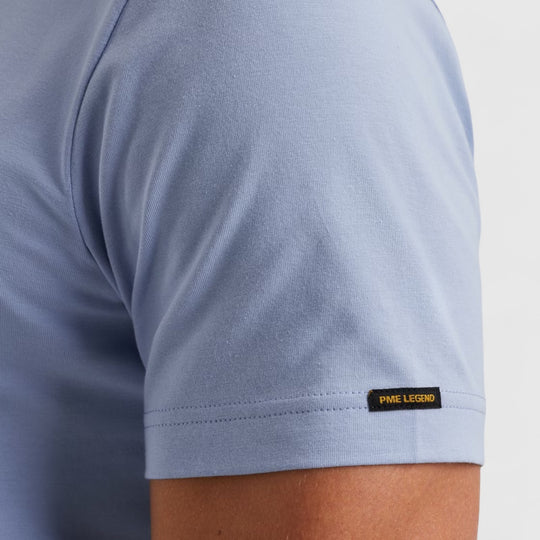 PTSS2511599-5299 PME Legend Short Sleeve Round Neck Guyver T-Shirt Hydrangea / Blauw