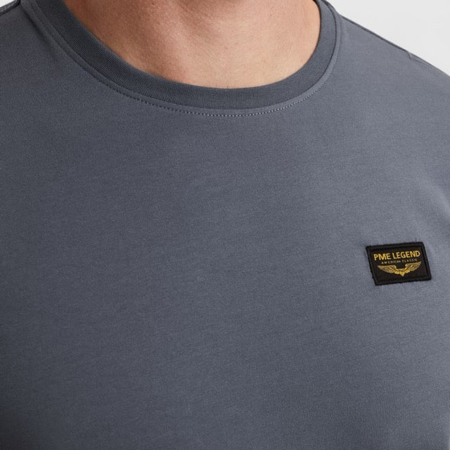 PTSS2511599-5301 PME Legend Short Sleeve Round Neck Guyver T-Shirt Vintage Indigo / Blauw