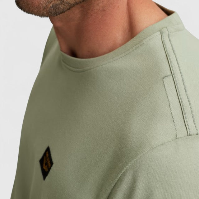 PTSS2511599-6163 PME Legend Short Sleeve Round Neck Guyver T-Shirt Desert Sage / Groen