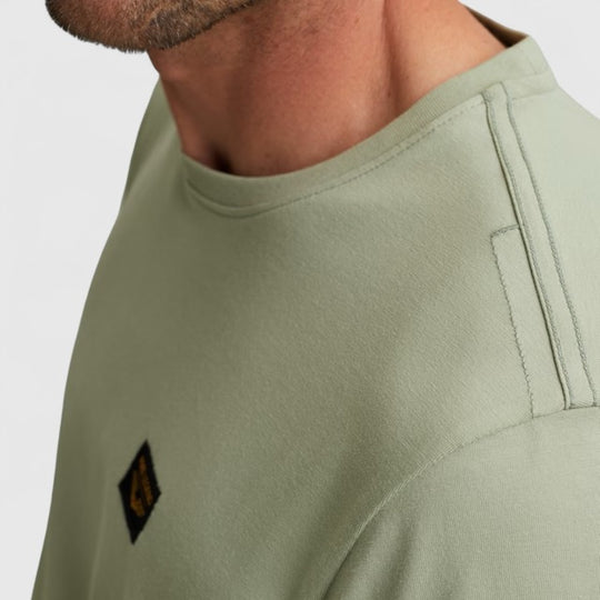 PTSS2511599-6163 PME Legend Short Sleeve Round Neck Guyver T-Shirt Desert Sage / Groen