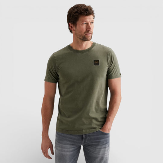 PTSS2602562-6415 PME Legend T-Shirt Special Washed Garment Dye Four Leaf Clover