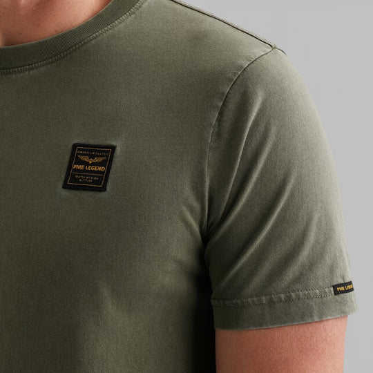 PTSS2602562-6415 PME Legend T-Shirt Special Washed Garment Dye Four Leaf Clover