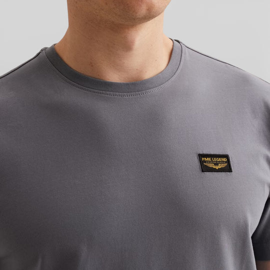 PTSS2602599-5106 PME Legend Short Sleeve Round Neck Guyver T-Shirt Folkstone Grey / Grijs