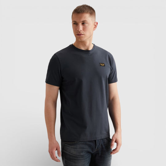 PTSS2602599-5116 PME Legend Short Sleeve Round Neck Guyver T-Shirt Mood Indigo / Blauw