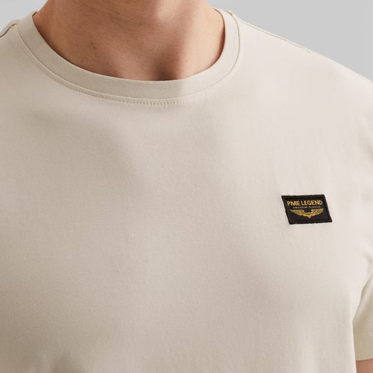 PTSS2602599-7013 PME Legend Short Sleeve Round Neck Guyver T-Shirt Bone White / Beige