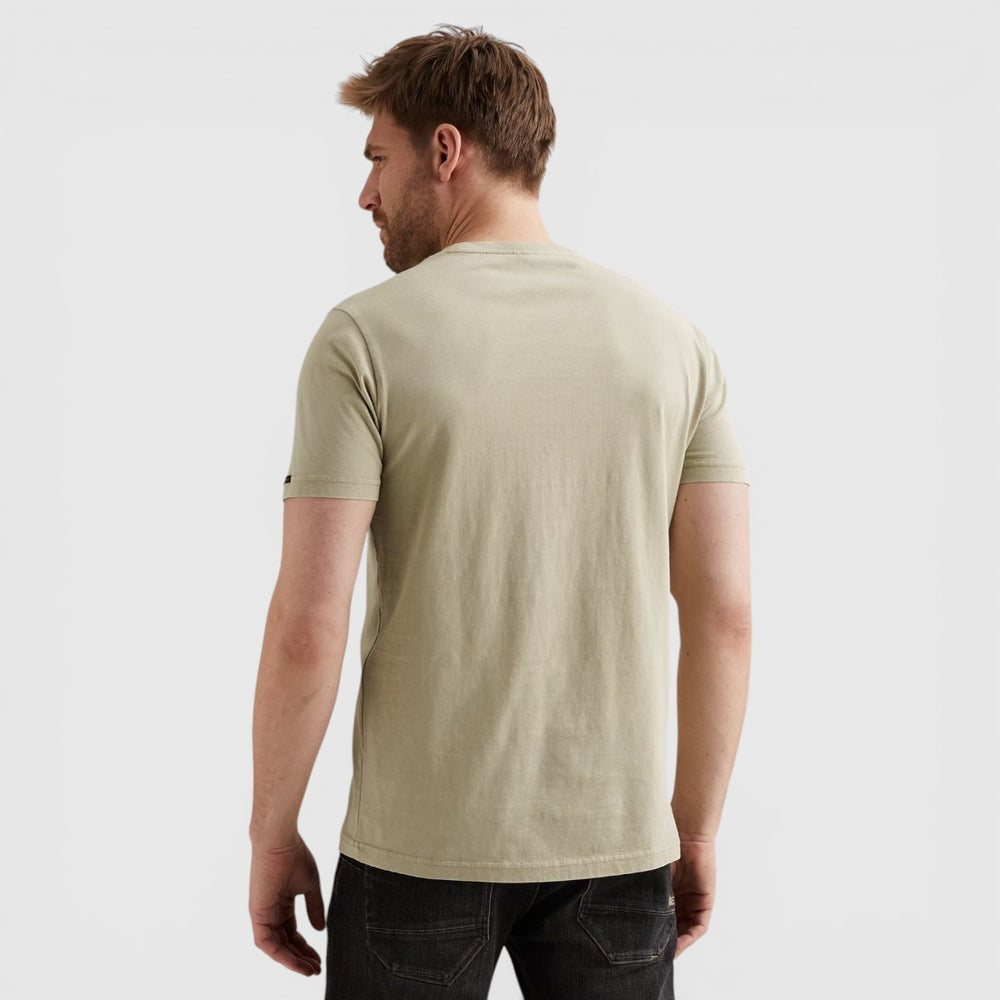 PTSS2604562-6001 PME Legend T-Shirt Washed Garment Dye Spray Green