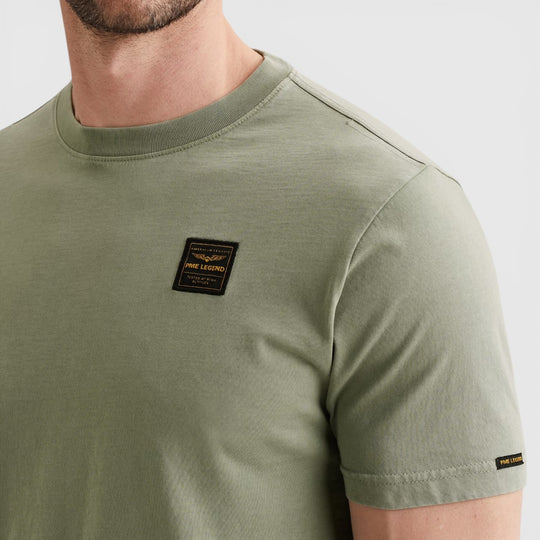 PTSS2604562-6123 PME Legend T-Shirt Washed Garment Dye Iceberg Green