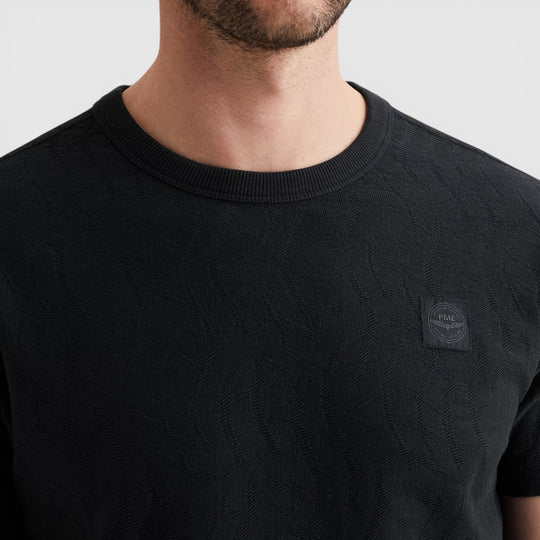 PTSS2604564-5282 PME Legend T-Shirt Jacquard Jersey Carbon