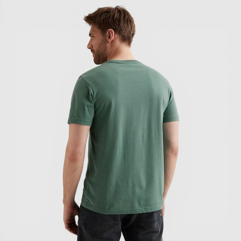 PTSS2604596-6053 PME Legend T-shirt met Grote Artwork Print Deep Sea / Groen