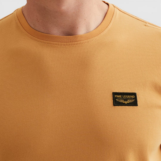 PTSS2604599-2015 PME Legend Short Sleeve Round Neck Guyver T-Shirt Gold Earth / Oranje