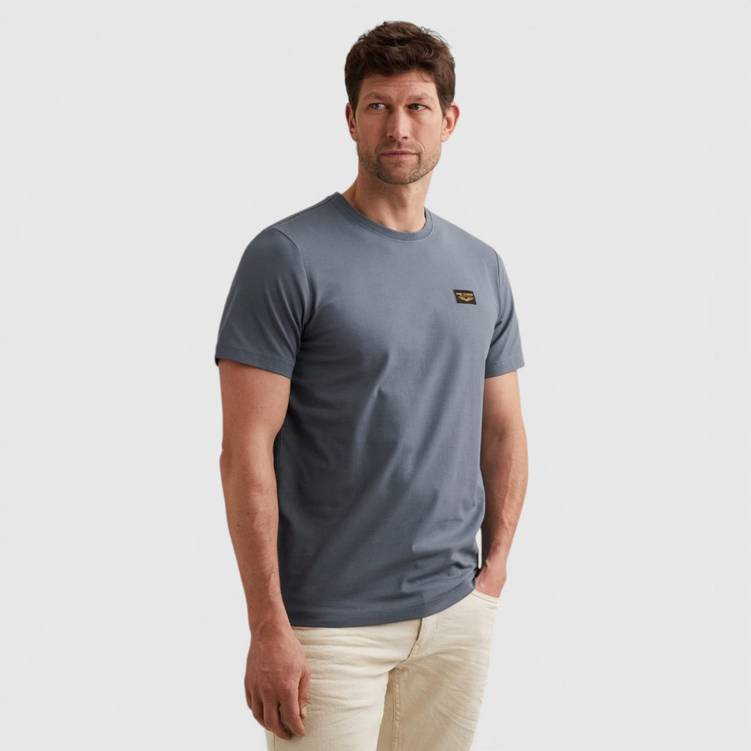 PTSS2604599-5301 PME Legend Short Sleeve Round Neck Guyver T-Shirt Vintage Indigo / Blauw
