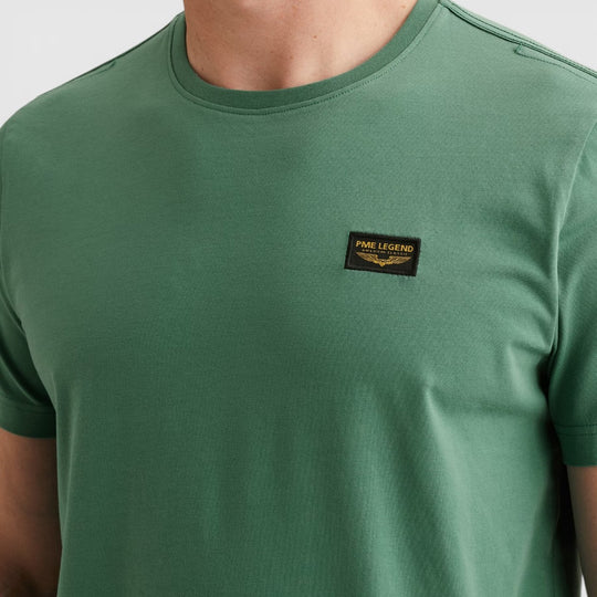 PTSS2604599-6053 PME Legend Short Sleeve Round Neck Guyver T-Shirt Deep Sea / Groen