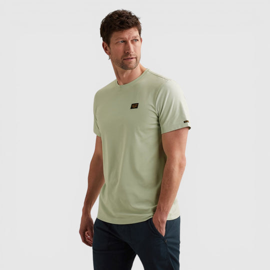 PTSS2604599-6168 PME Legend Short Sleeve Round Neck Guyver T-Shirt Cameo Green / Groen
