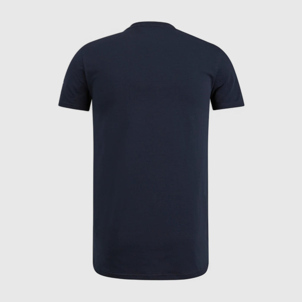 PUW00112-5287 PME Legend Round Neck Basic T-Shirt Navy
