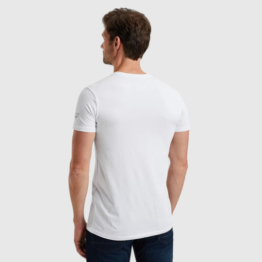 PUW00112-900 PME Legend Round Neck Basic T-Shirt White
