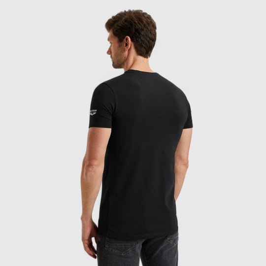 PUW00112-999 PME Legend Round Neck Basic T-Shirt Black Black