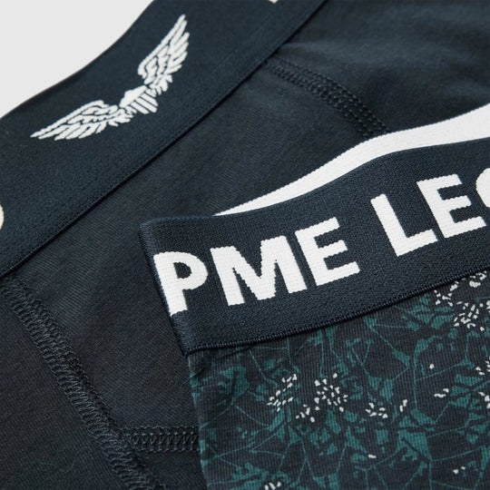 PUW2508950-5281 PME Legend Boxershorts Color Cotton Elastan 2-Pack Salute / Donkerblauw
