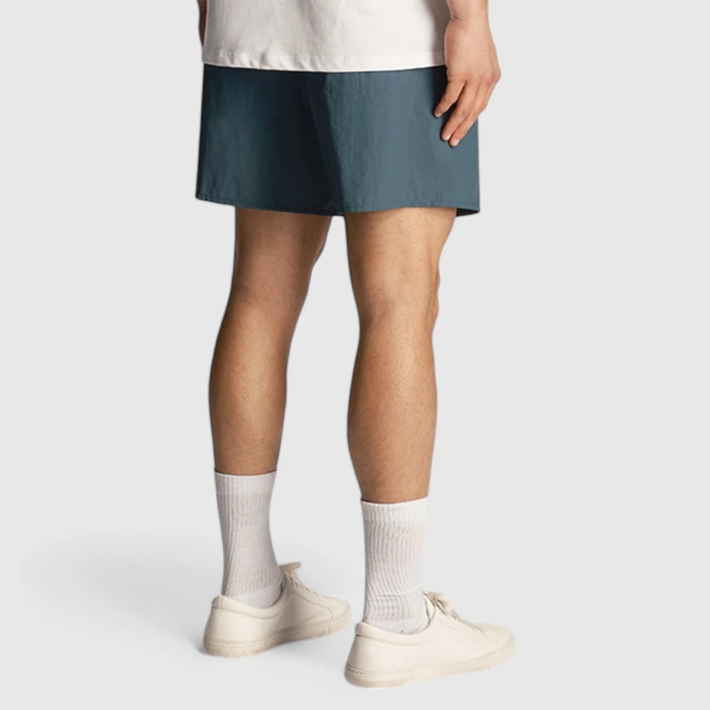 SH1204VB-W746 Lyle & Scott Plain Swimshort Malachite Green
