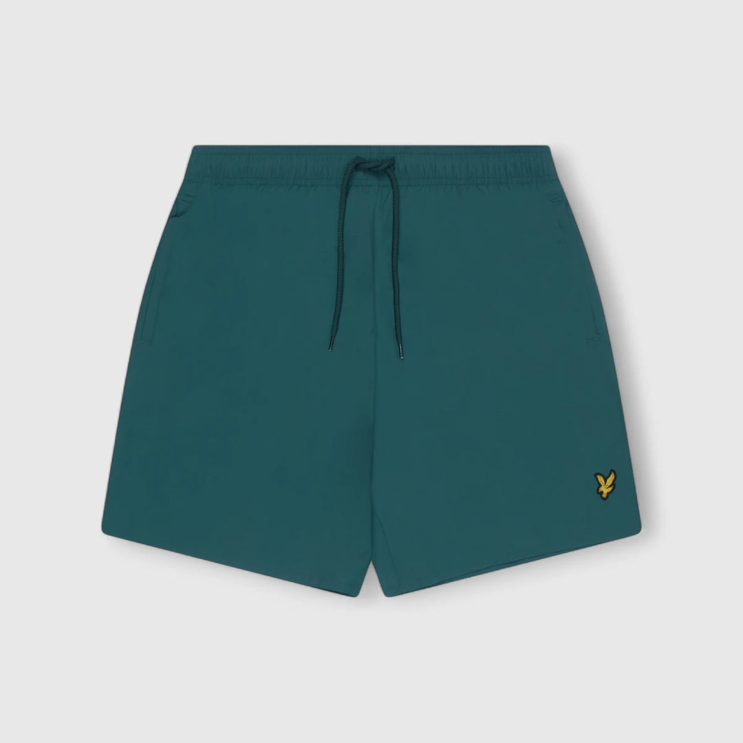 SH1204VB-W746 Lyle & Scott Plain Swimshort Malachite Green