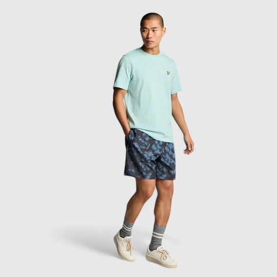 SH2204V-Z271 Lyle & Scott Digital Floral Print Swim Short Dark Navy