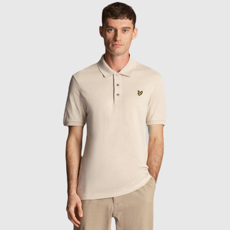 sp2000v-w870 slub polo shirt short sleeve lyle & scott polo cove