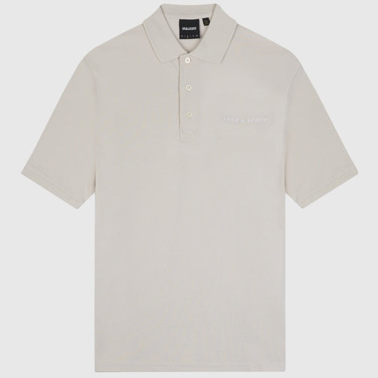 sp2006v-w870 embroidered polo shirt lyle & scott polo cove crop6