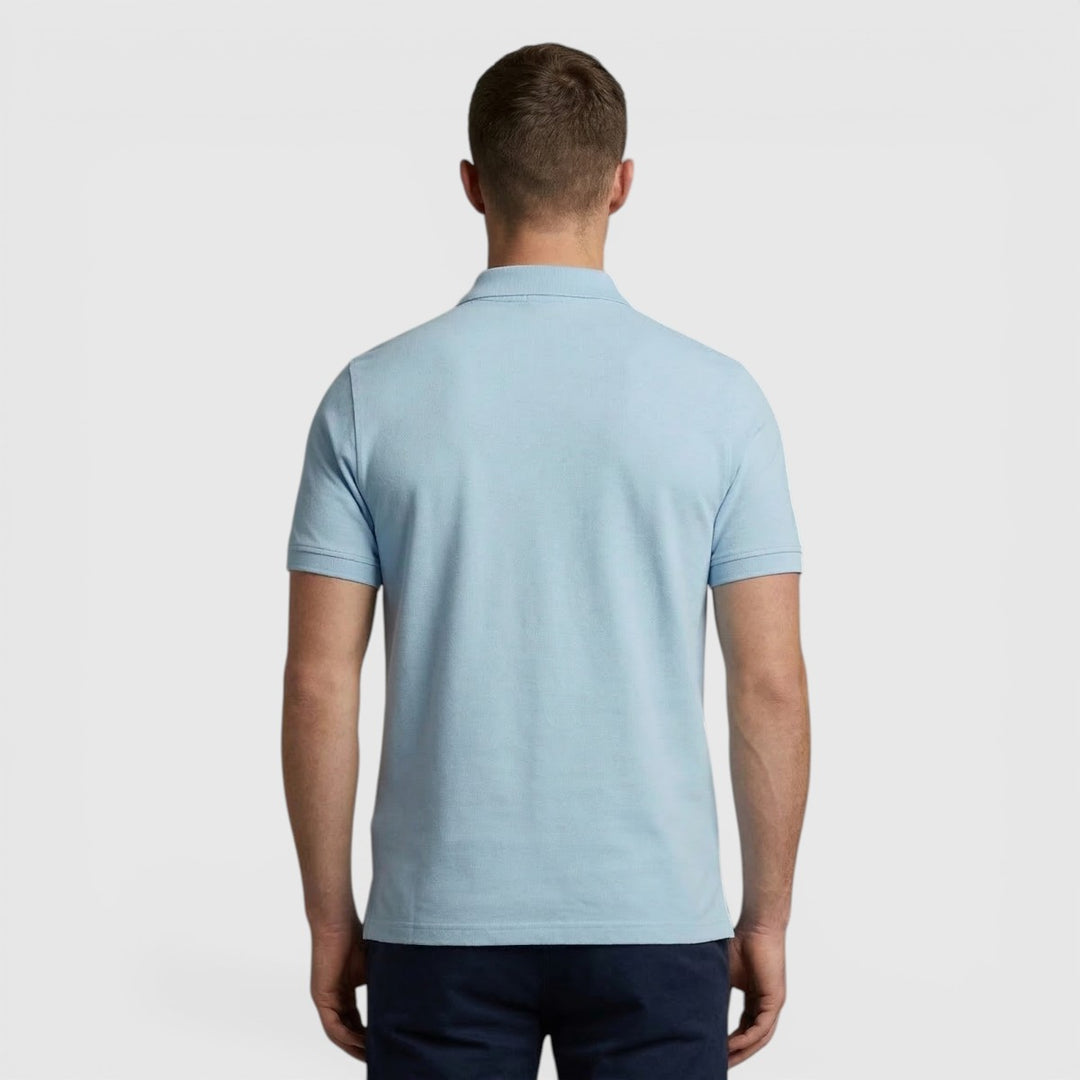  SP2255TONT-Y075 Lyle & Scott Polo Shirt Superfine Airy Blue