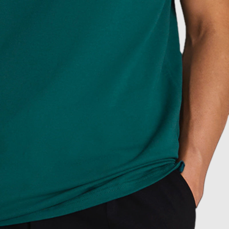 sp400vog-w584 plain polo shirt short sleeve  lyle & scott polo malachite green crop5