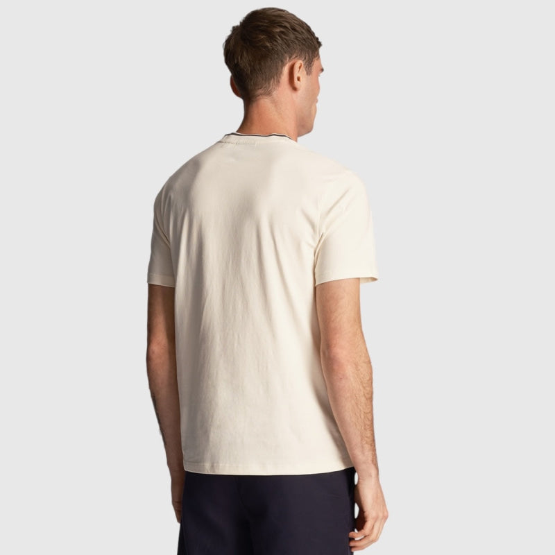 ts1433v-X296 tipped t-shirt short sleeve lyle & Scott polo back