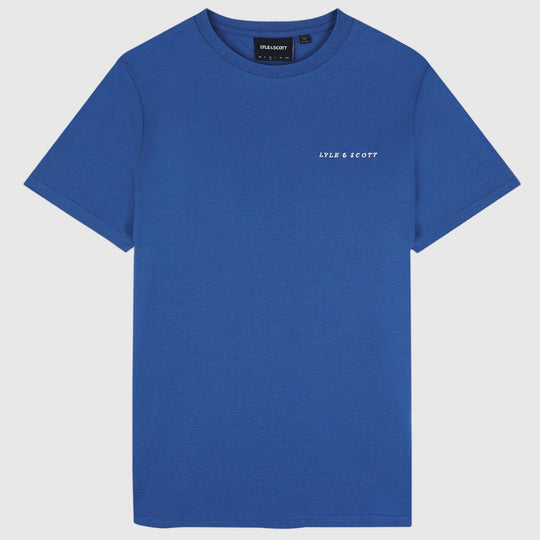 ts2007v-w584 embroidered t-shirt short sleeve lyle & Scott t-shirt blue crop4