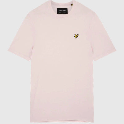 ts400vog w488 plain t-shirt short sleeve lyle & scott polo pink crop1