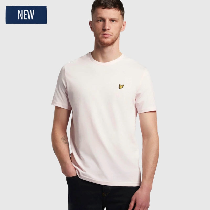 ts400vog w488 plain t-shirt short sleeve lyle & scott polo pink