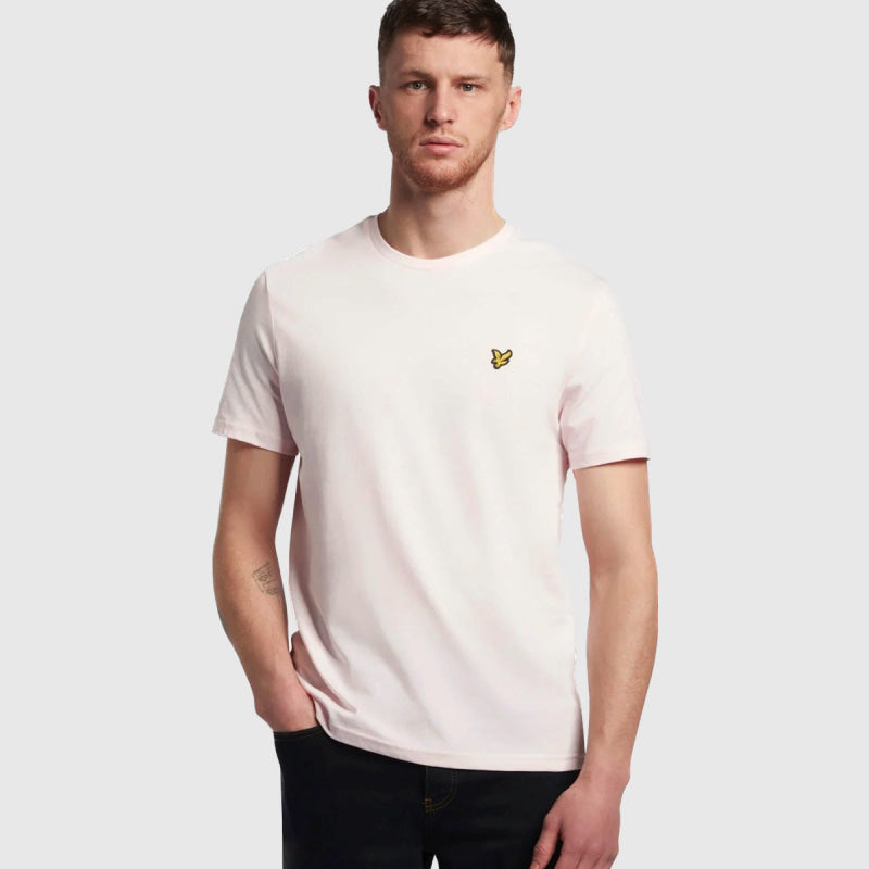 ts400vog w488 plain t-shirt short sleeve lyle & scott polo pink