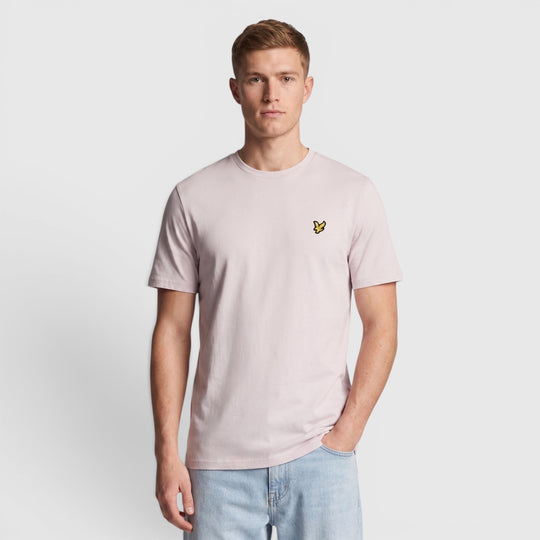 TS400VOG-X599 Lyle & Scott Plain T-Shirt Short Sleeve Mist Lilac