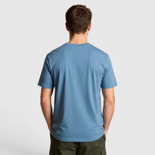 TS400VOG-X861 Lyle & Scott Plain T-Shirt Short Sleeve Ocean Sky
