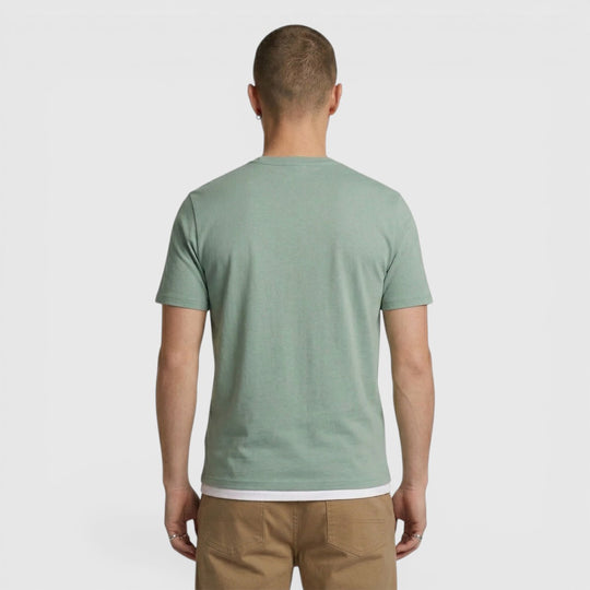 TS400VOG-X882 Lyle & Scott Plain T-Shirt Short Sleeve Cold Mint / Groen