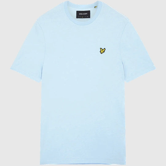 ts400vog z487 plain t-shirt short sleeve lyle & scott polo blue crop2