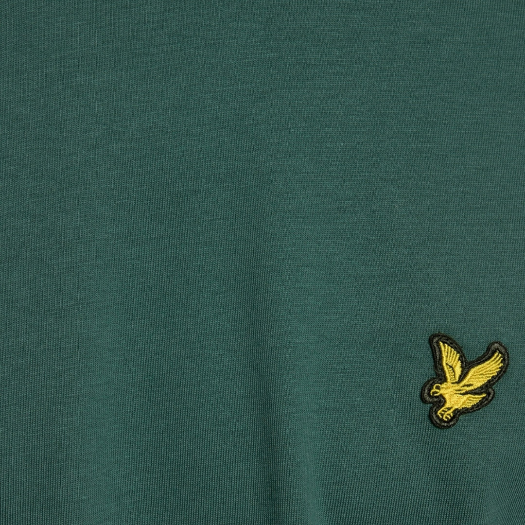 TS400VOGT-W130 Lyle & Scott Plain T-Shirt Short Sleeve Everglade / Groen