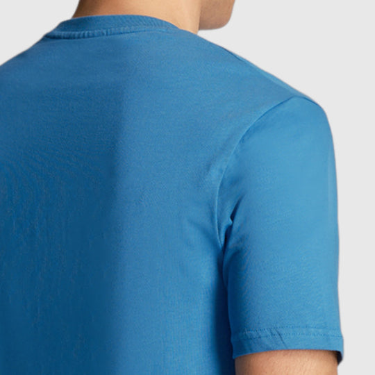 ts400vog-w584 plain t-shirt short sleeve lyle & scott polo spring blue crop3