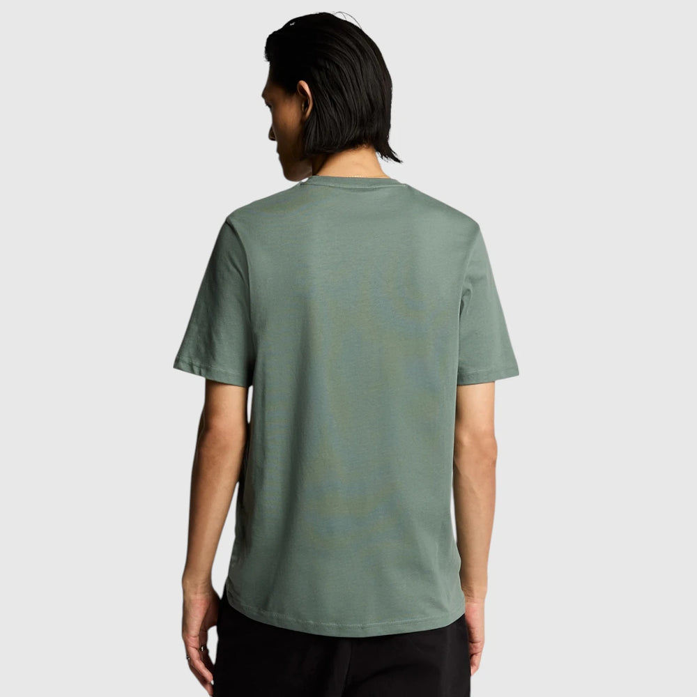 TS400VOG-X583 Lyle & Scott Plain T-Shirt Short Sleeve Green Mercurial