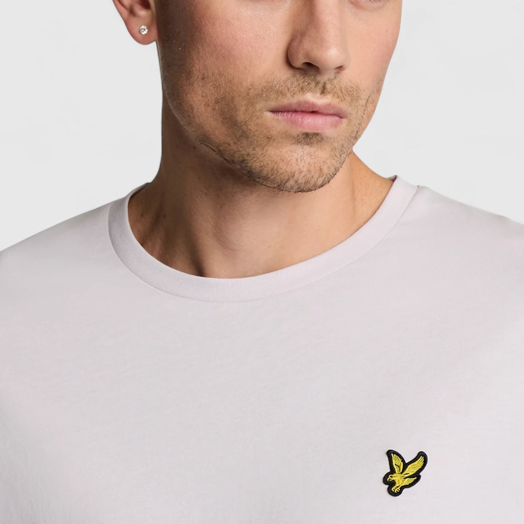 TS400VOG-X599 Lyle & Scott Plain T-Shirt Short Sleeve Mist Lilac