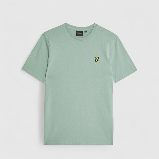 TS400VOG-X882 Lyle & Scott Plain T-Shirt Short Sleeve Cold Mint / Groen