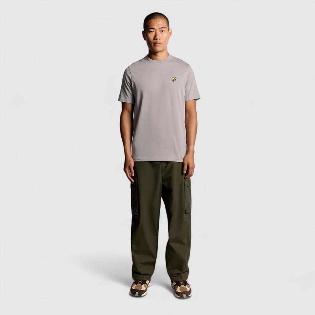 TS400VOG-Y043 Lyle & Scott Plain T-Shirt Short Sleeve Gull Grey / Grijs