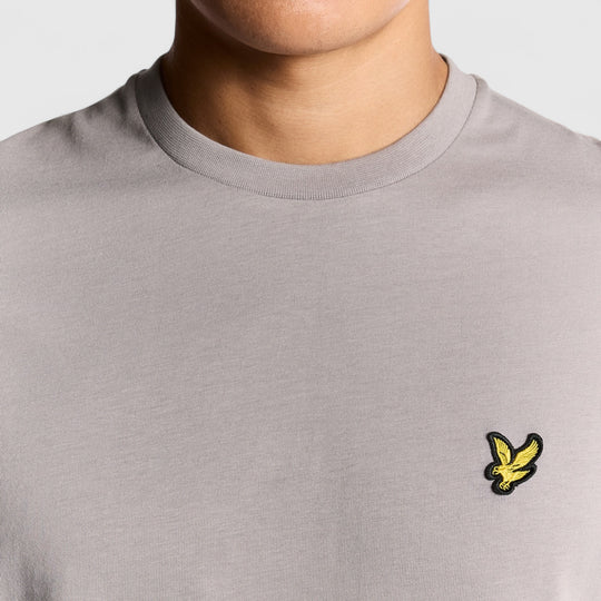 TS400VOG-Y043 Lyle & Scott Plain T-Shirt Short Sleeve Gull Grey / Grijs