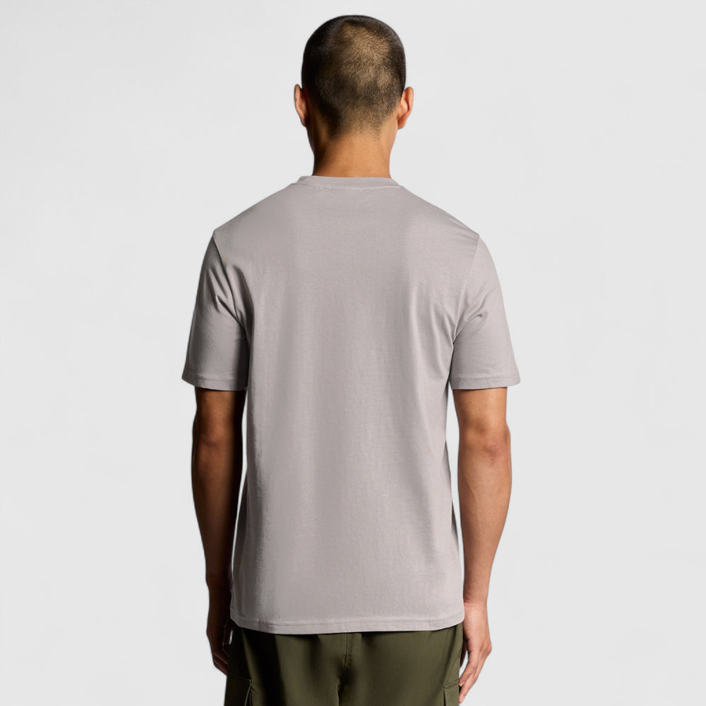 TS400VOG-Y043 Lyle & Scott Plain T-Shirt Short Sleeve Gull Grey / Grijs