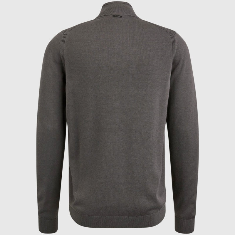vkc2308350 9106 zip jacket cotton modal vanguard trui forged iron back