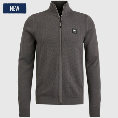 vkc2308350 9106 zip jacket cotton modal vanguard trui forged iron