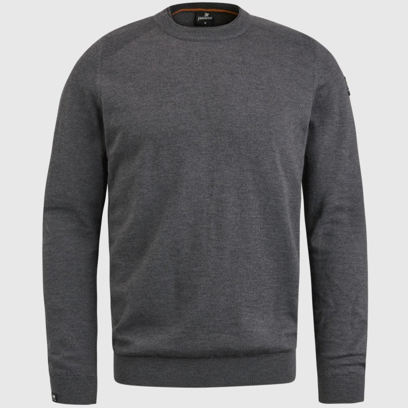 vkw2308300 9106 crewneck cotton slub vanguard trui forged iron
